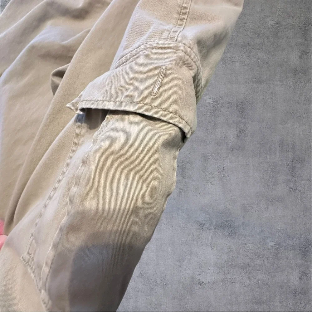 New York‎ & Company Y2K Khaki Cargo Pants Women's Size 8